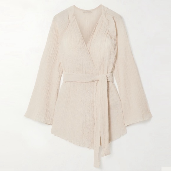 NWT Savannah Morrow The Label The India Belted Organic Cotton Kimono Size M - Picture 4 of 9